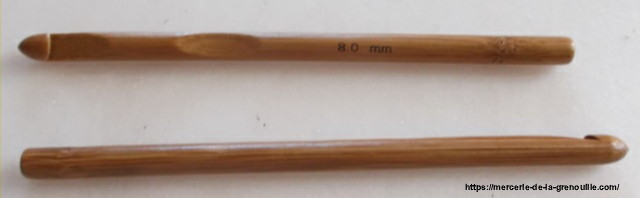 réf 02-02-08 crochet en bambou n 8
