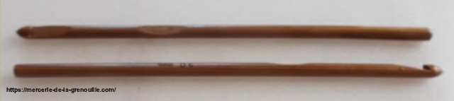 réf 02-02-55 crochet en bambou n 5,5