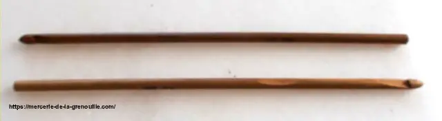 réf 02-02-45 crochet en bambou n 4,5