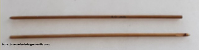 réf 02-02-35 crochet en bambou n 3,5