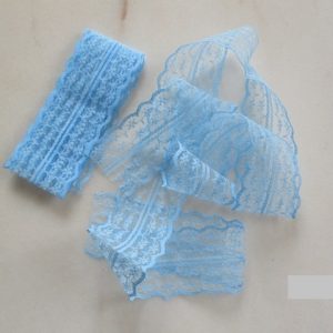 ruban de dentelle bleue